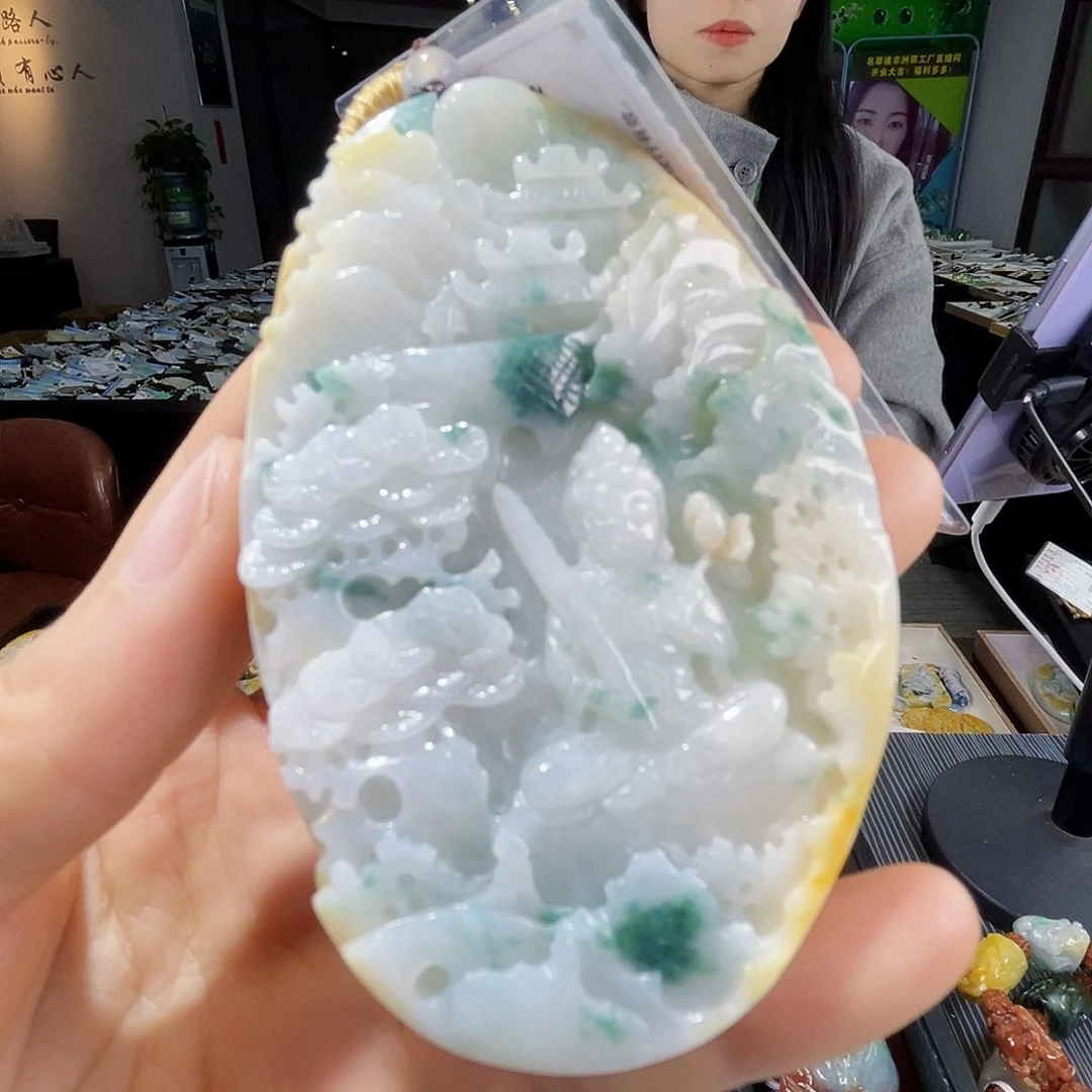 颈饰未镶嵌翡翠一