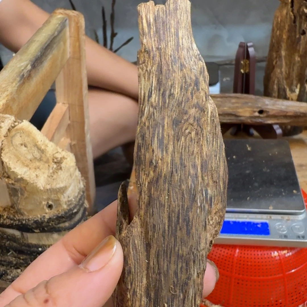 沉香乌身圆叶17克沉香碎屑