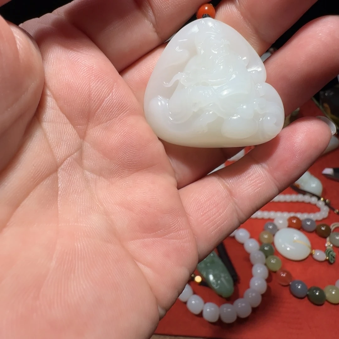 自***某和田玉未镶嵌吊坠(不含链)