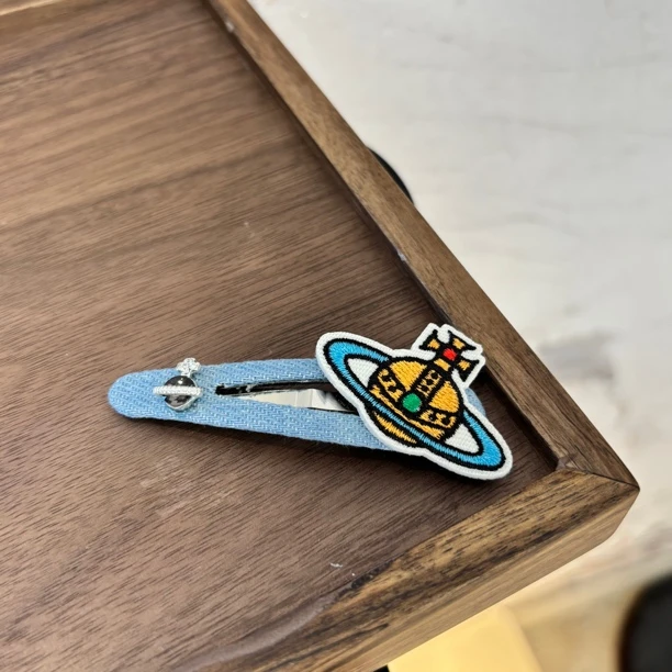 星球牛仔发夹FJ1234（一个）