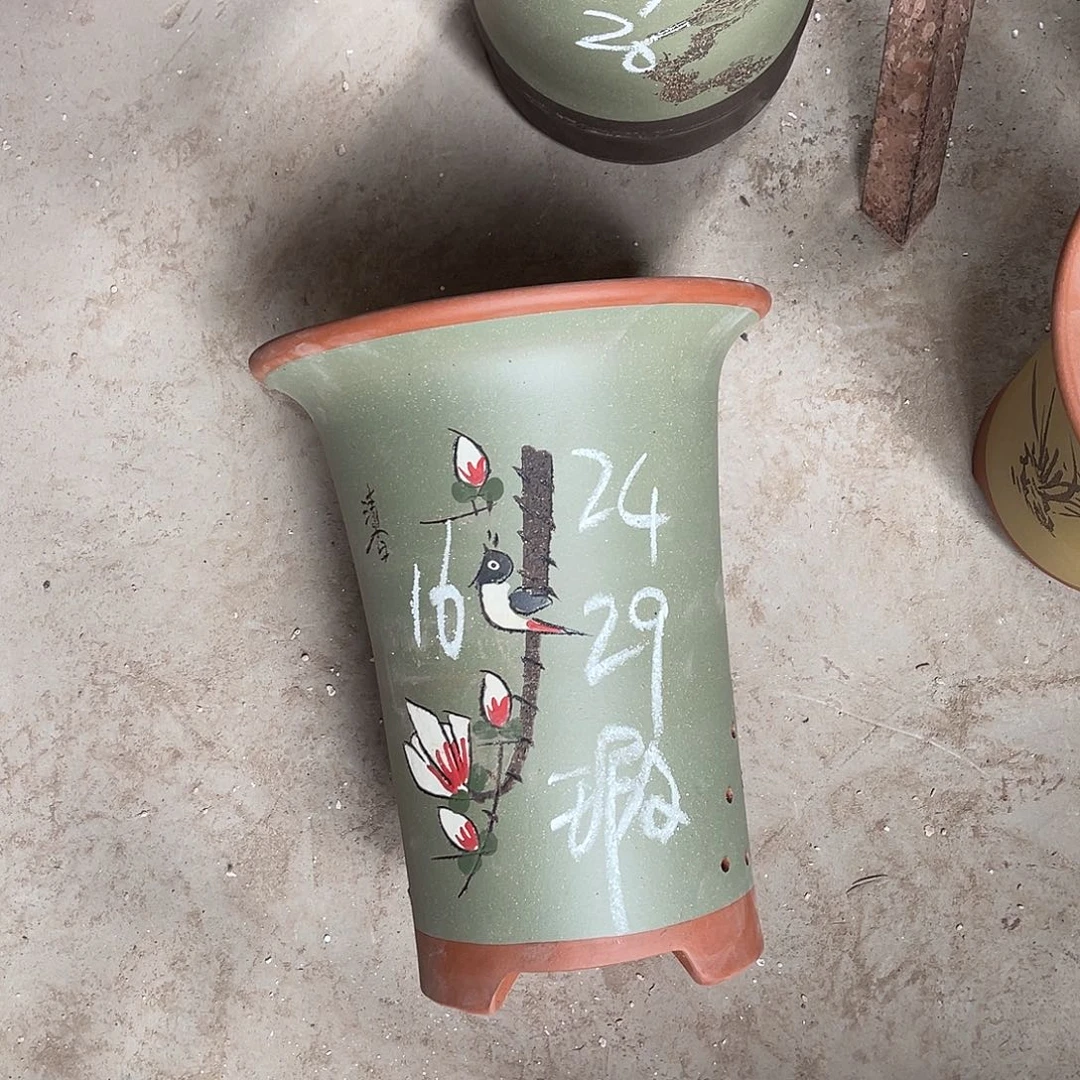 紫砂闪购16紫砂兰花盆