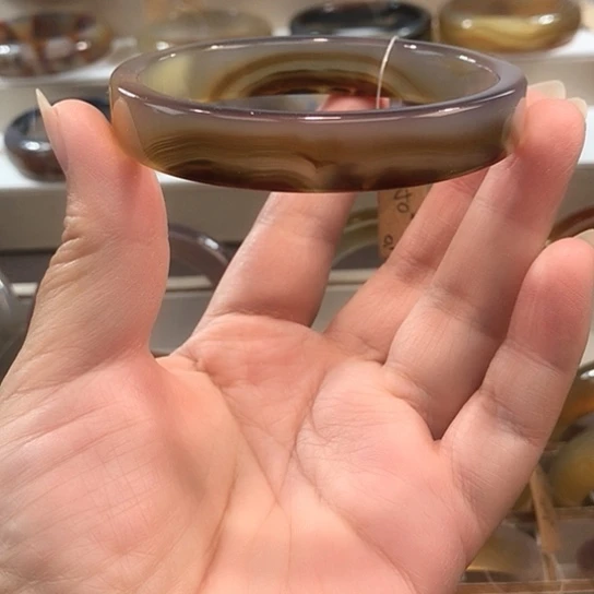 玛瑙/玉髓未镶嵌手镯20号