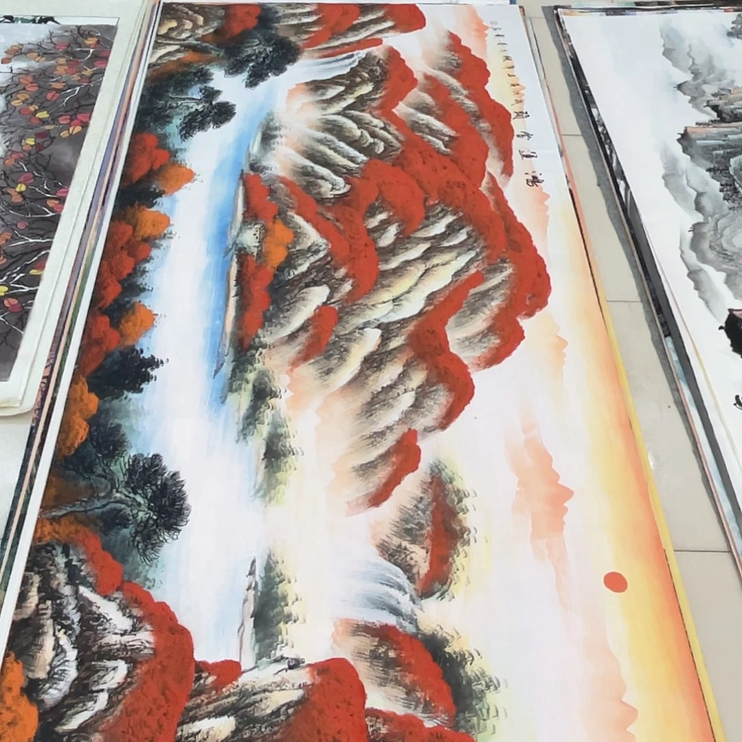 国画纯手绘国画山水