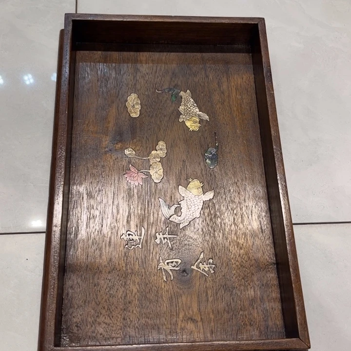 木年年有余茶盘茶盘