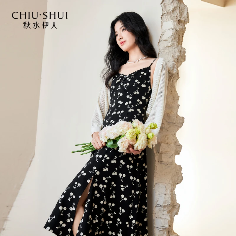 秋水伊人宽松连衣裙2025年夏季新款女经典舒适套装625204A010028