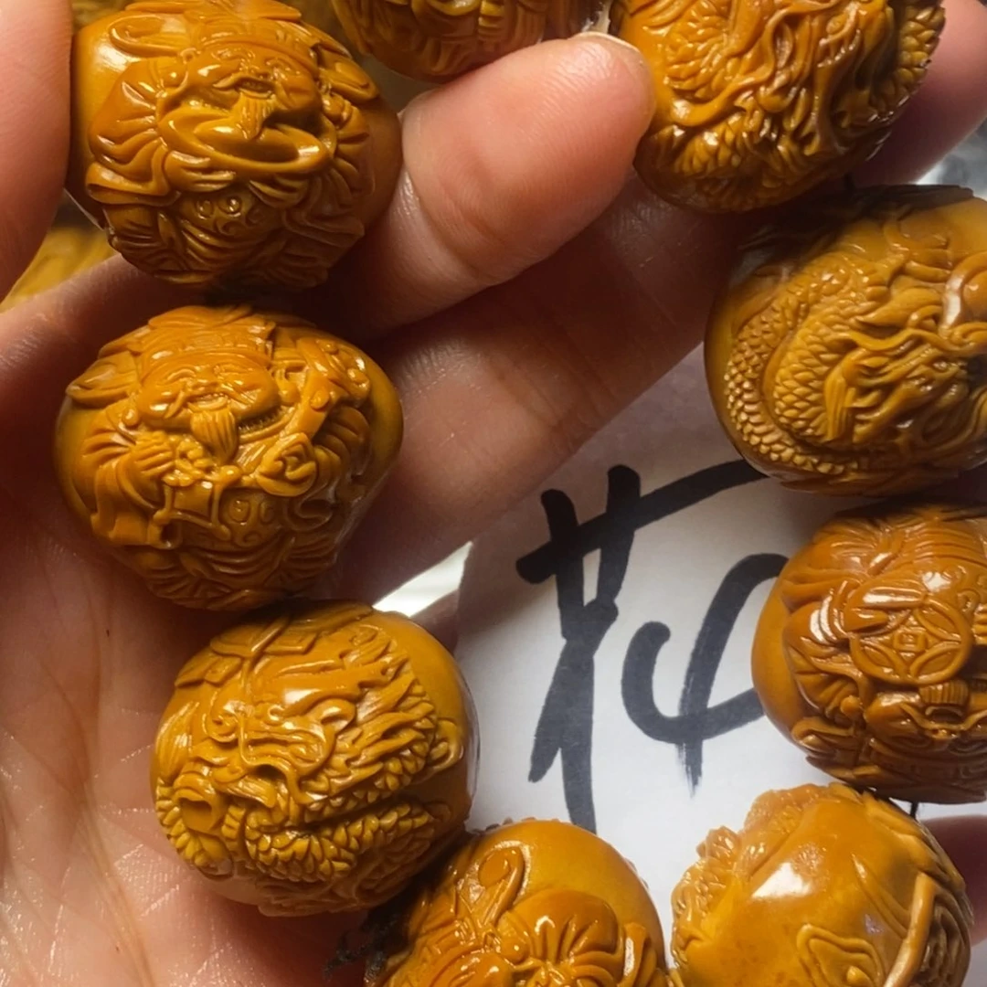 橄榄核手串/手链徐*峰九龙财神