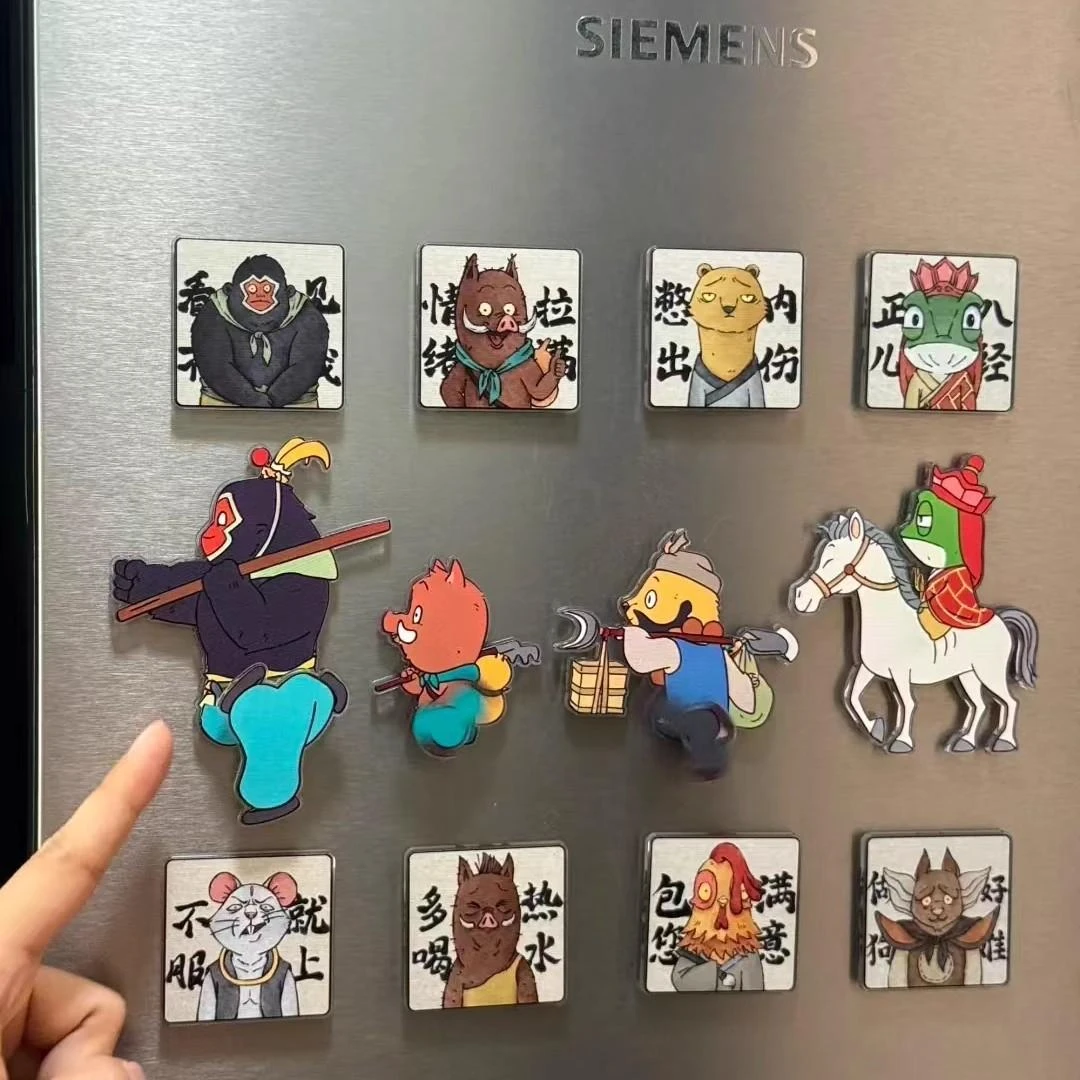 【可旋转】同款浪浪山的小妖怪旋转冰箱贴小猪妖同人装饰周边礼物