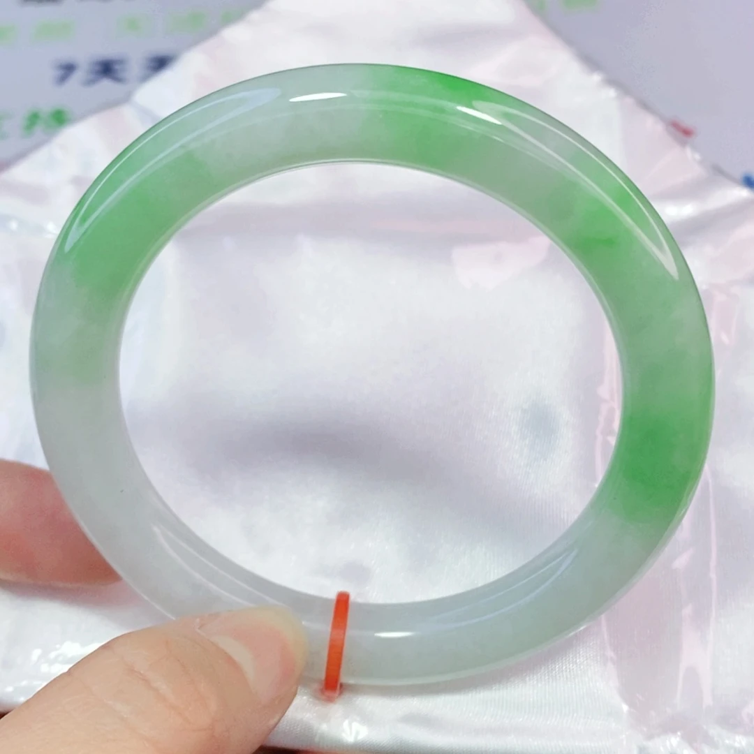 未镶嵌手镯翡翠58圆镯