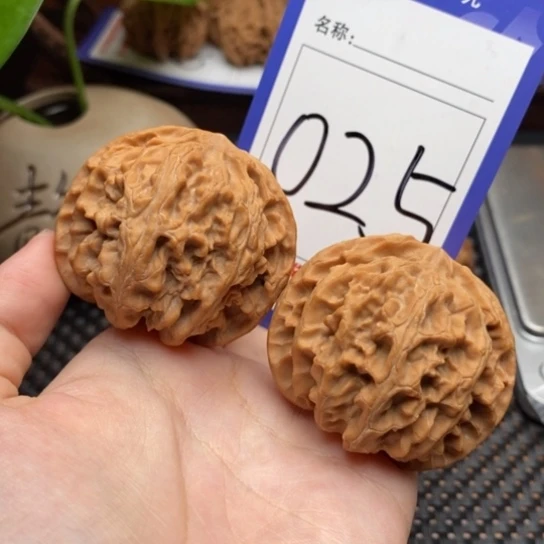 吊坠文玩核桃44全品苹果园025