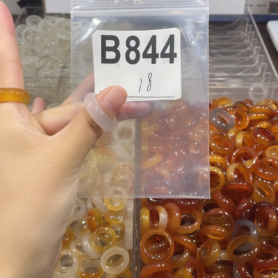 未镶嵌戒指玛瑙/玉髓844