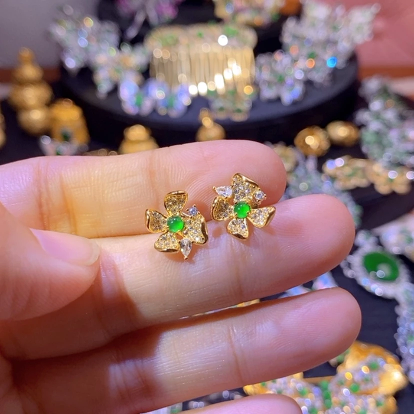 【闪购商品】翡翠挂件银S925镶嵌天然资源