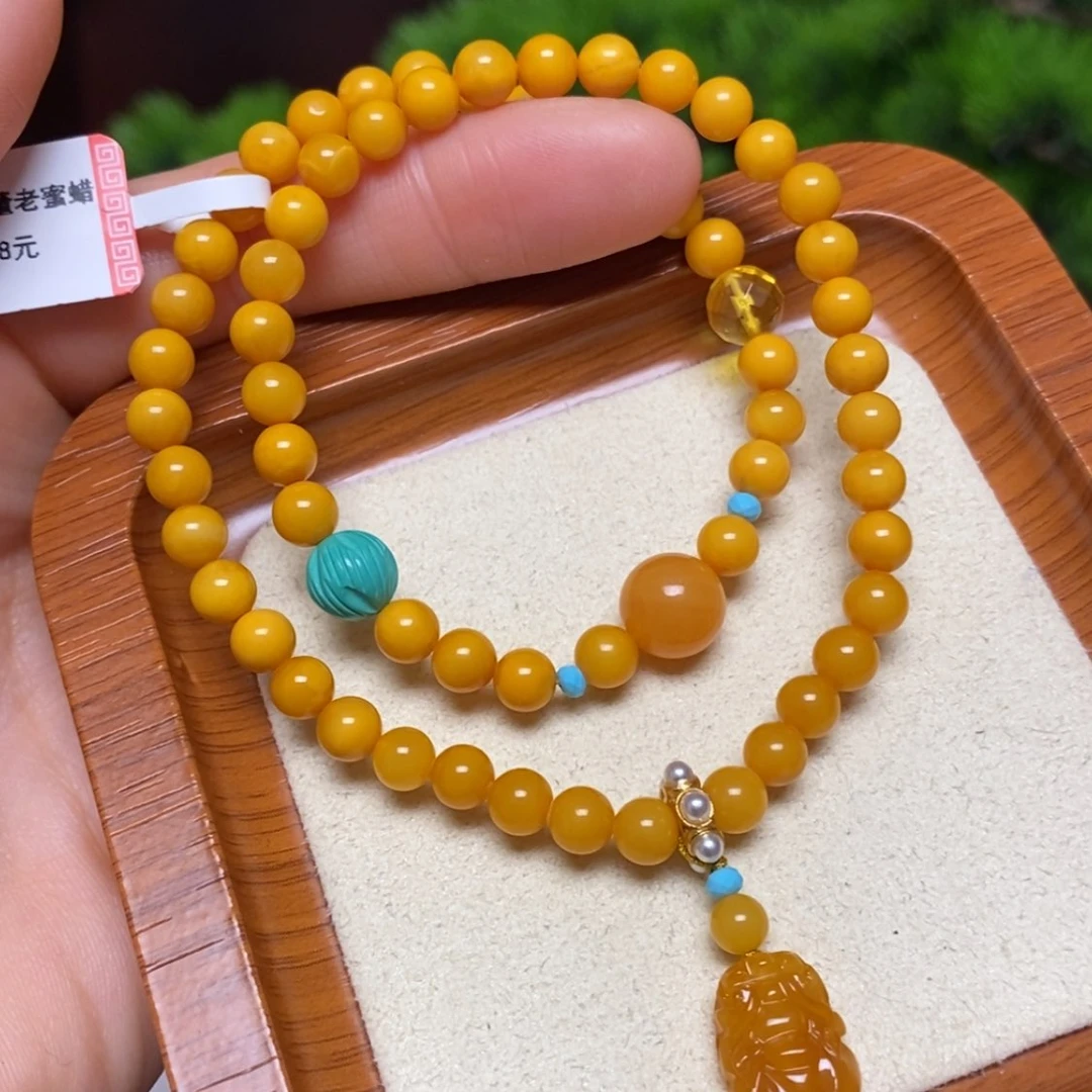 【闪购商品】未镶嵌蜜蜡手链手串