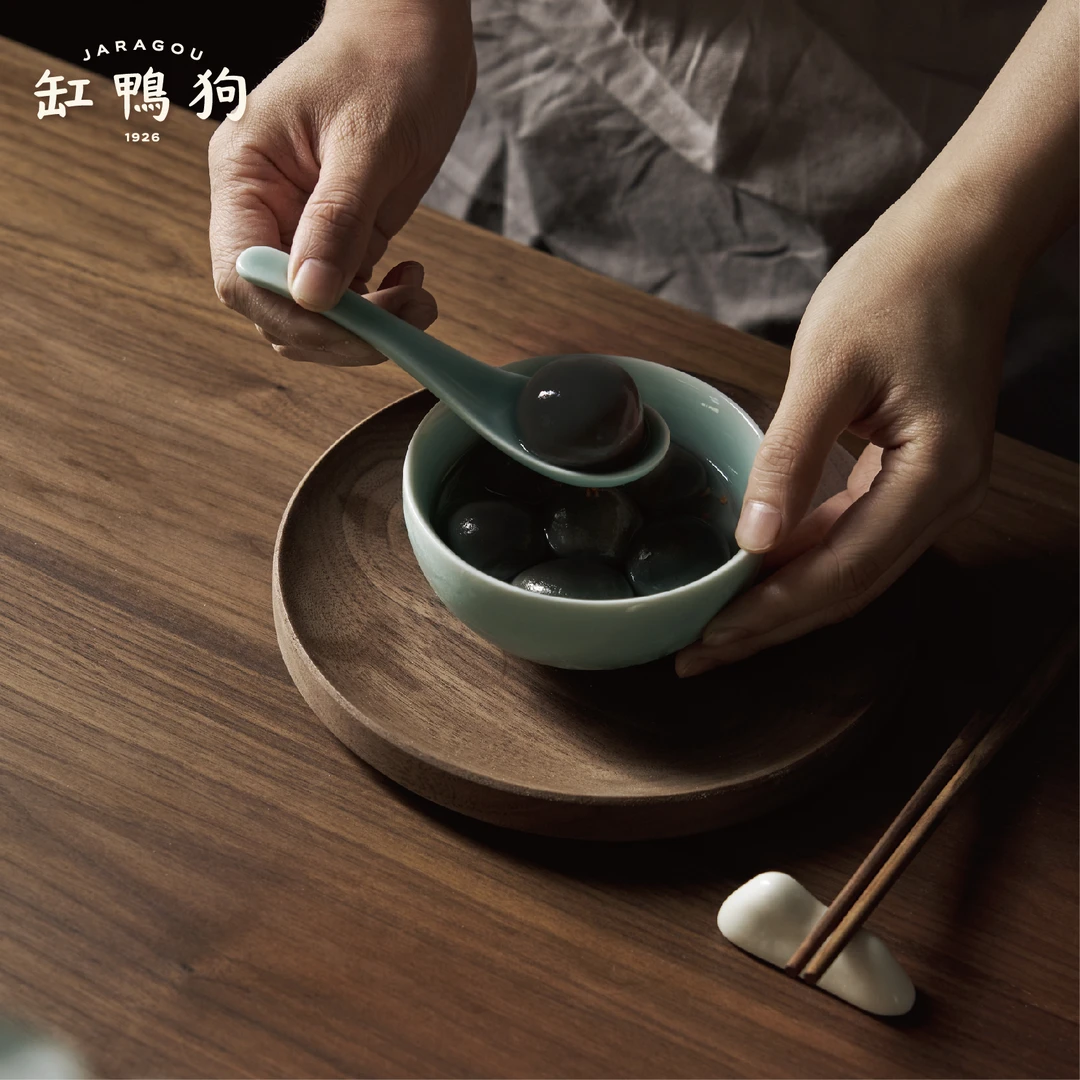 缸鸭狗宁波汤圆榴莲汤圆320g三袋装老字号元宵好吃冷冻小吃