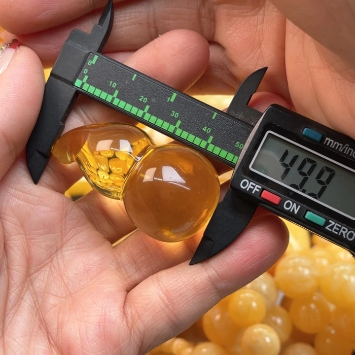 蜜蜡裸石未镶嵌琥珀葫芦