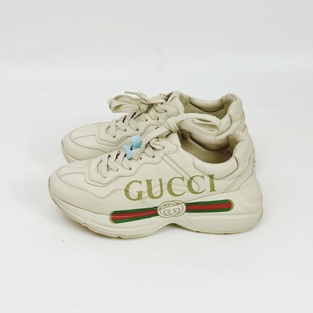 95新 GUCCI/古驰 36.5码  腰带老爹鞋 lm1920