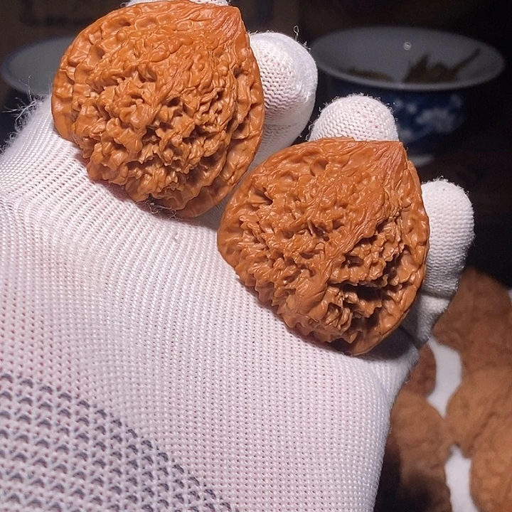 文玩核桃手把件满天星