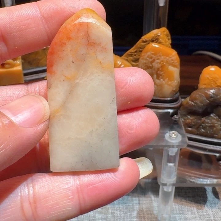 寿山石水**影寿山石石头