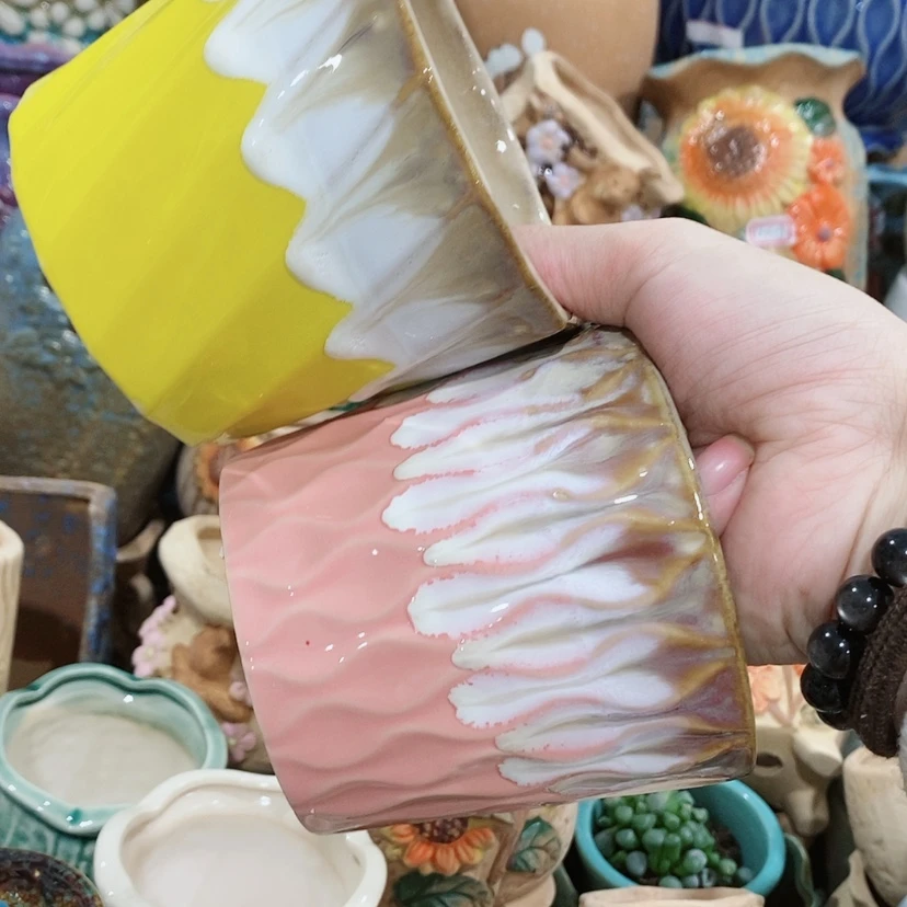 【闪购商品】陶瓷陶瓷花盆，多肉花盆