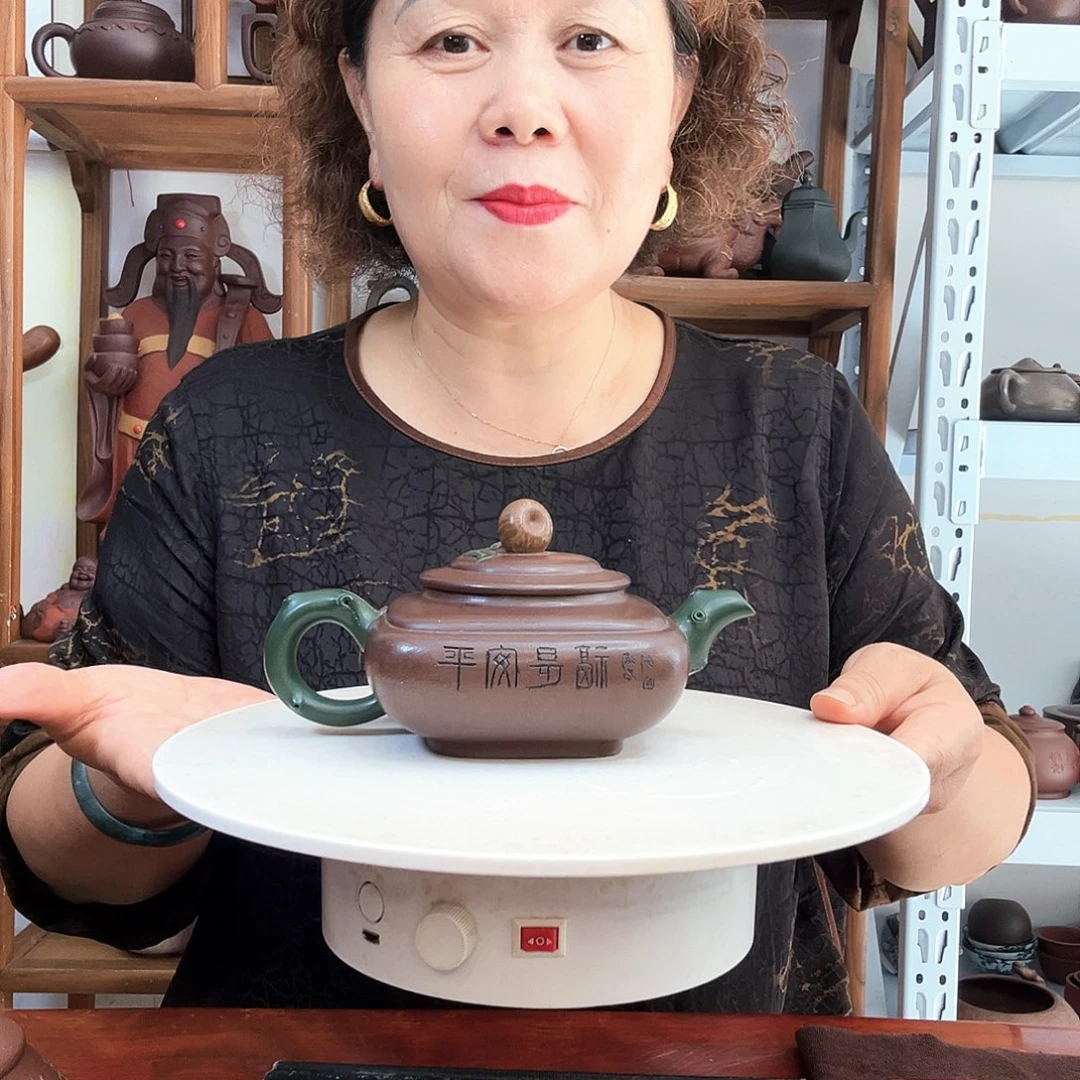 茶壶紫砂L**a紫砂壶泡茶