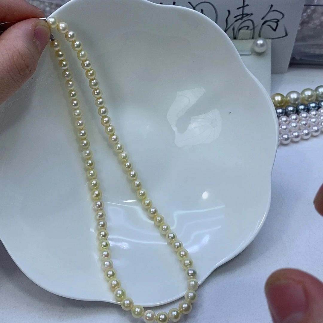 海水珍珠颈饰银S925镶嵌