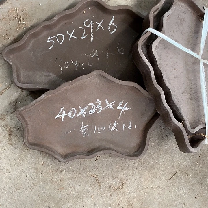 紫砂花盆     紫砂处理异型盆