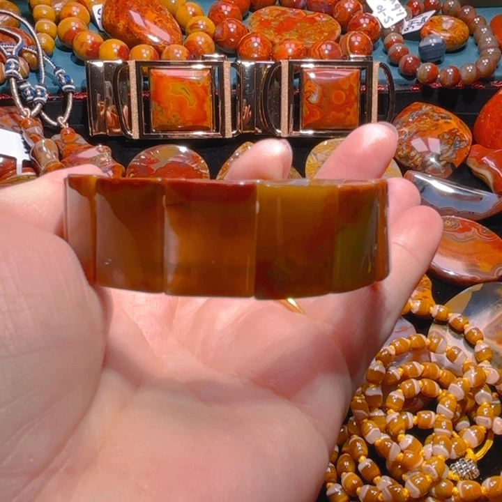 玛瑙/玉髓吊坠(不含链)未镶嵌青*