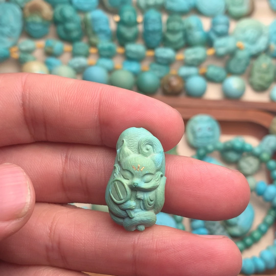 無***碍绿松石未镶嵌颈饰