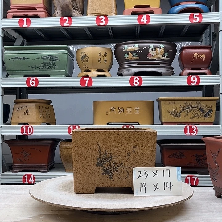 紫砂花盆紫砂花盆