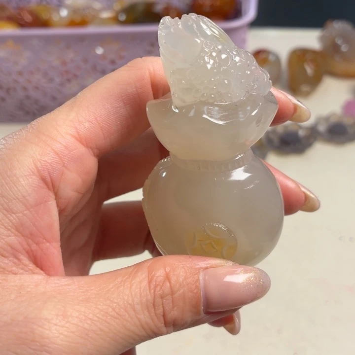 玛瑙/玉髓未镶嵌吊坠(不含链)