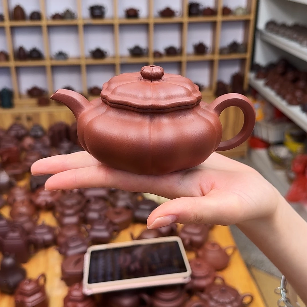 茶壶紫砂紫砂壶葵仿古230cc
