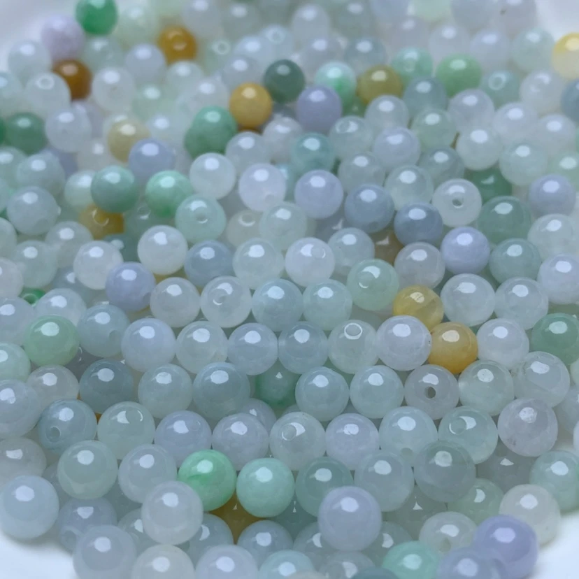 【闪购商品】散珠翡翠卡5.3冰三彩50颗