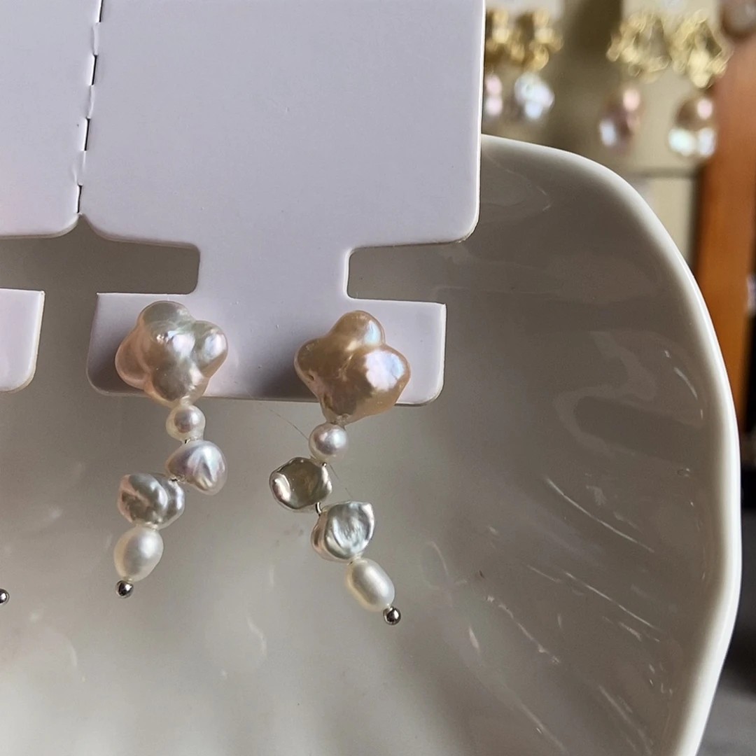 颈饰淡水珍珠合金特价耳饰3792