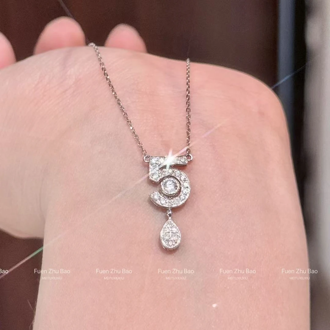 【富恩珠宝】0605重金A  五号水滴项链ZSXL