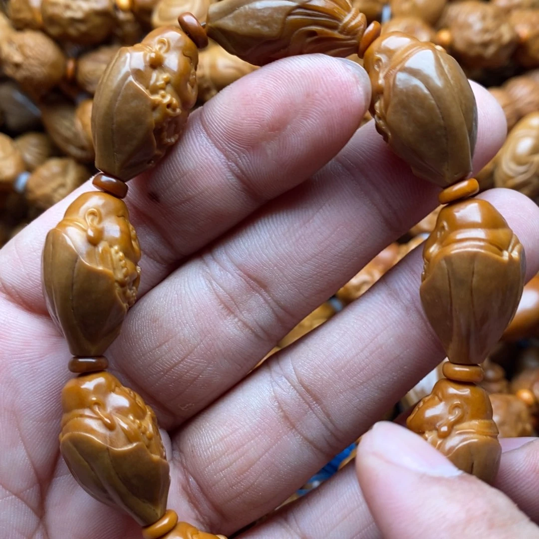 橄榄核手串/手链包衣弥勒