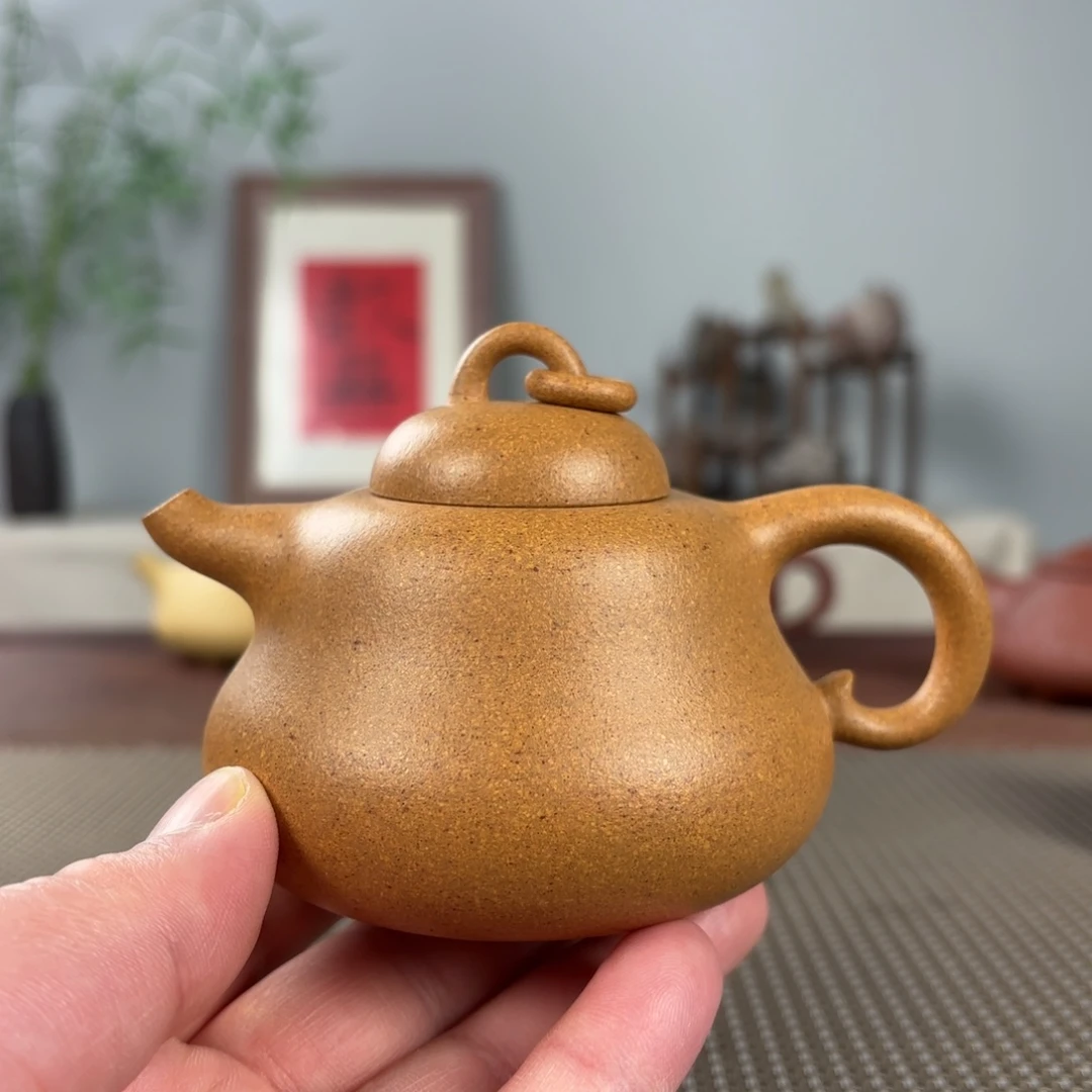 紫砂茶壶黄龙山原矿紫砂壶