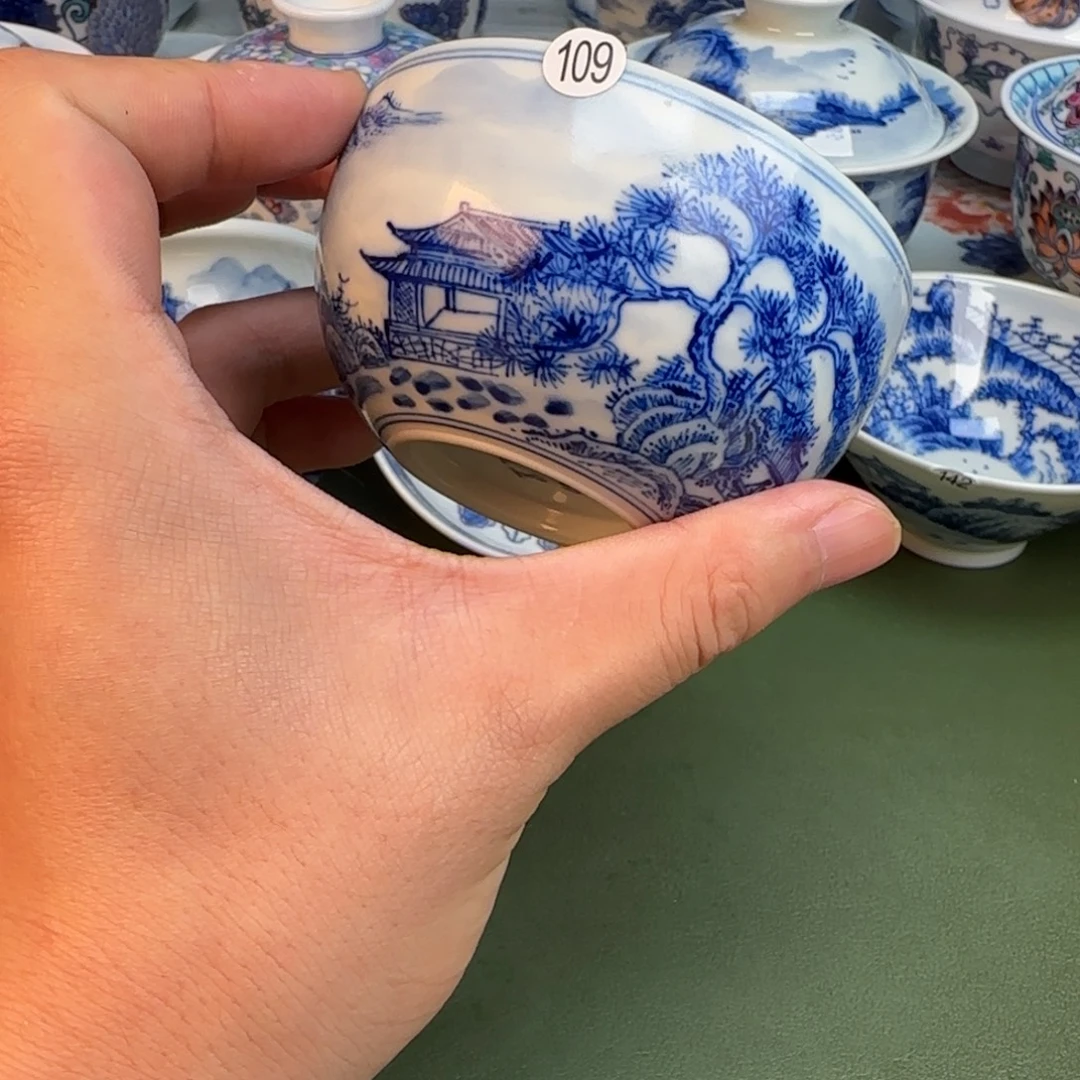 彦祖纯手工手绘茶具109