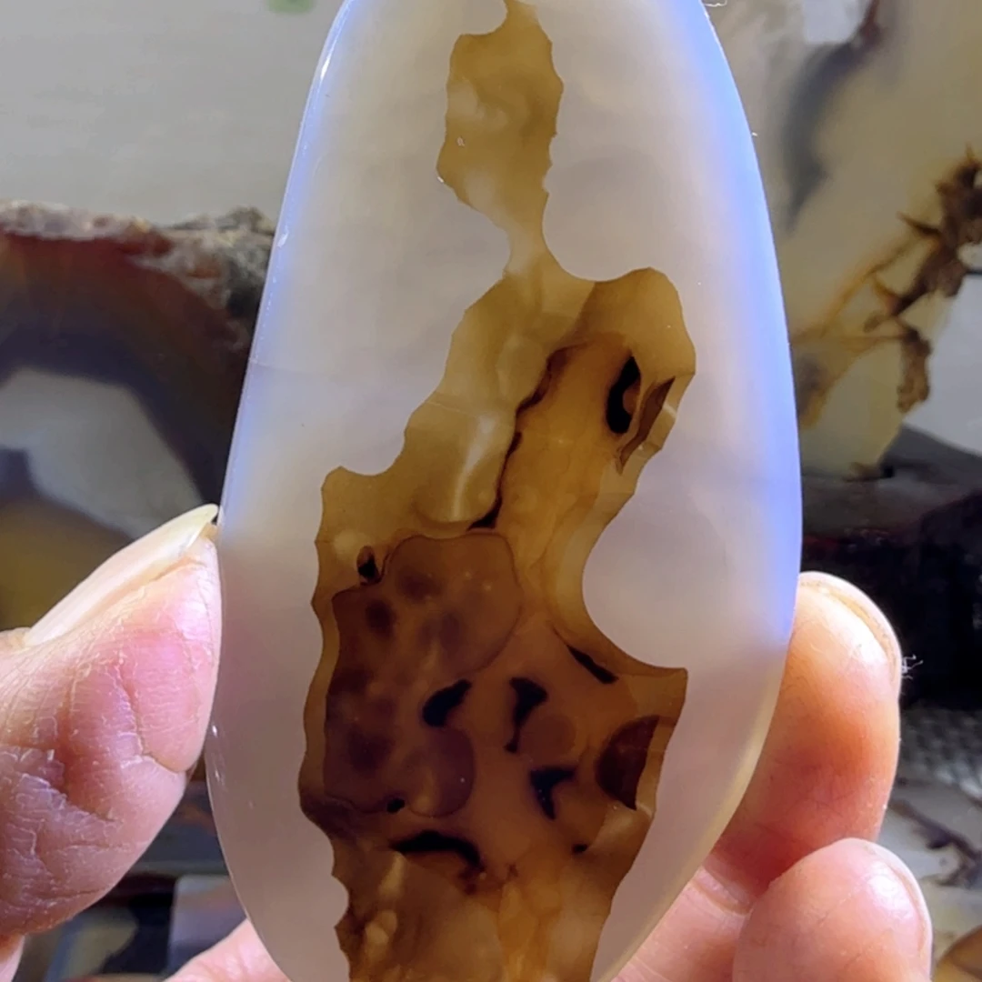 玛瑙/玉髓未镶嵌吊坠(不含链)