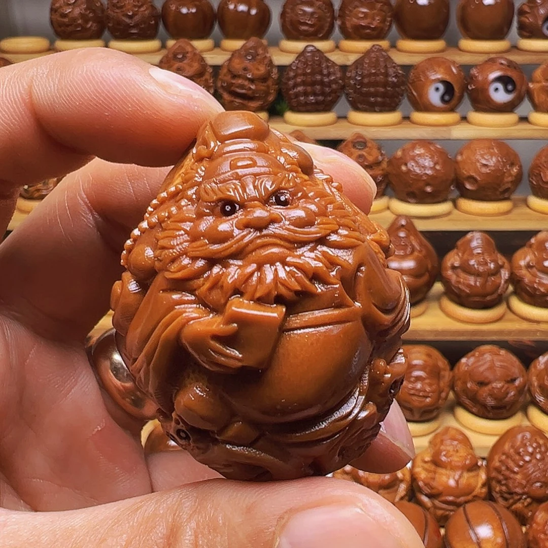 溫***꒱橄榄核吊坠钟馗4.1一套