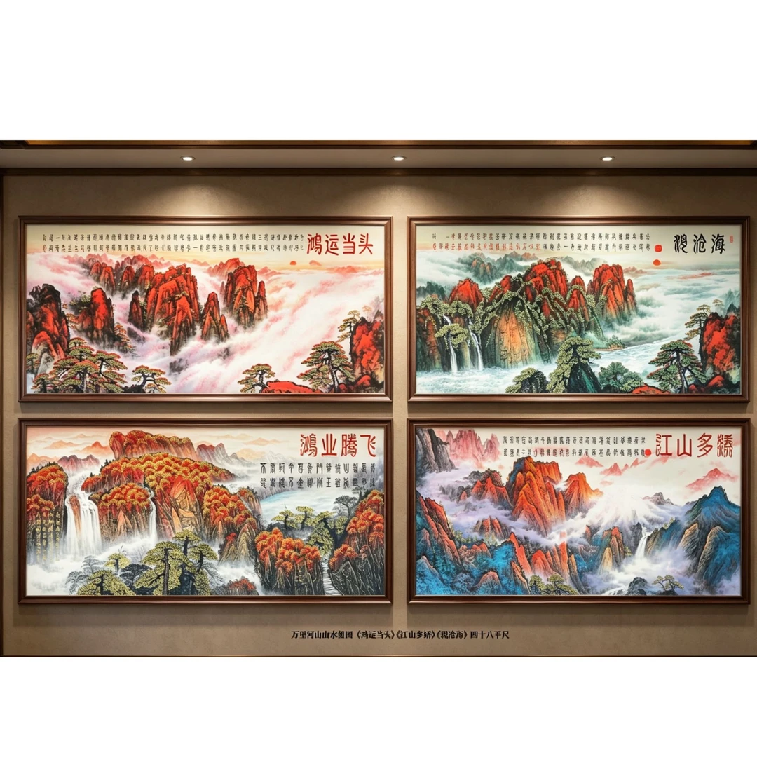 刘俊敏教授代表作《万里河山系列组图》