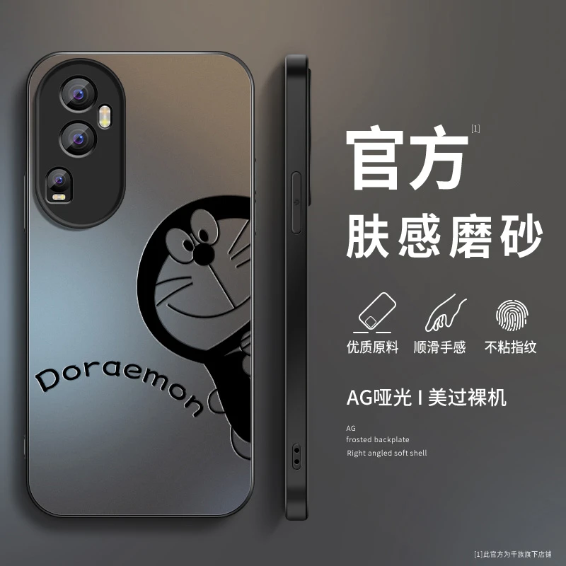 适用opporeno10手机壳新款reno10pro磨砂硅胶卡通pro+防摔保护套