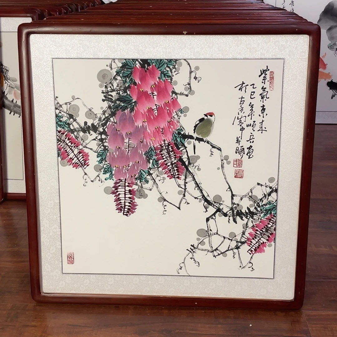 国画带框尺寸63*63厘米