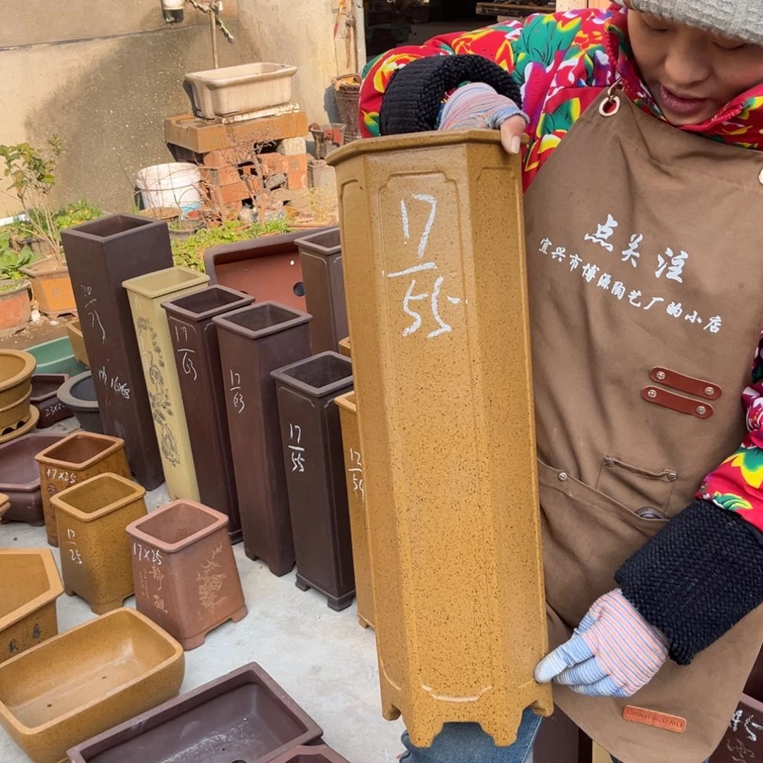 紫砂花盆盆景艺术