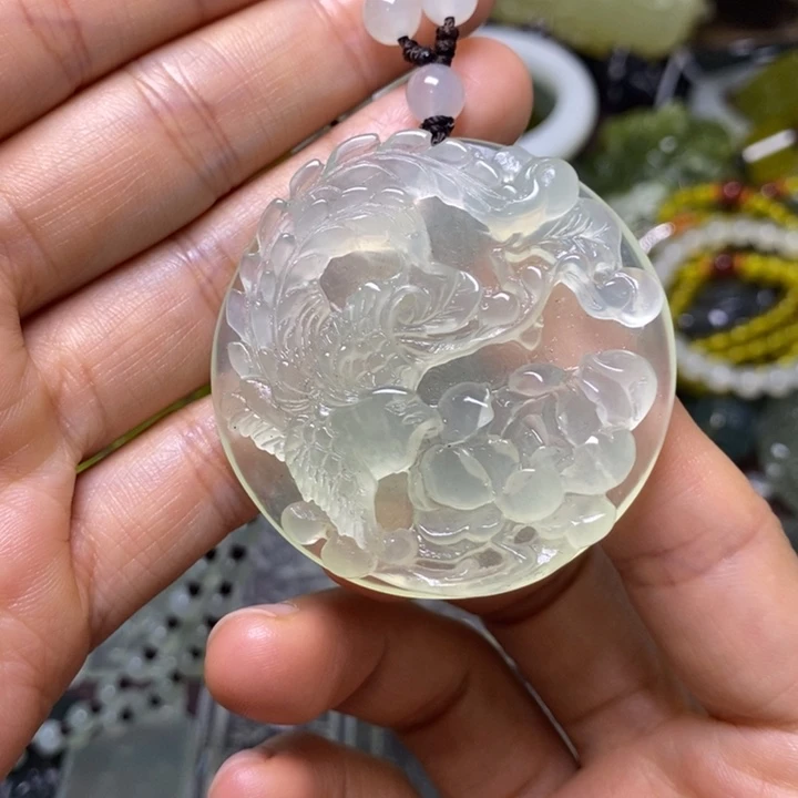 岫玉未镶嵌岫玉挂件