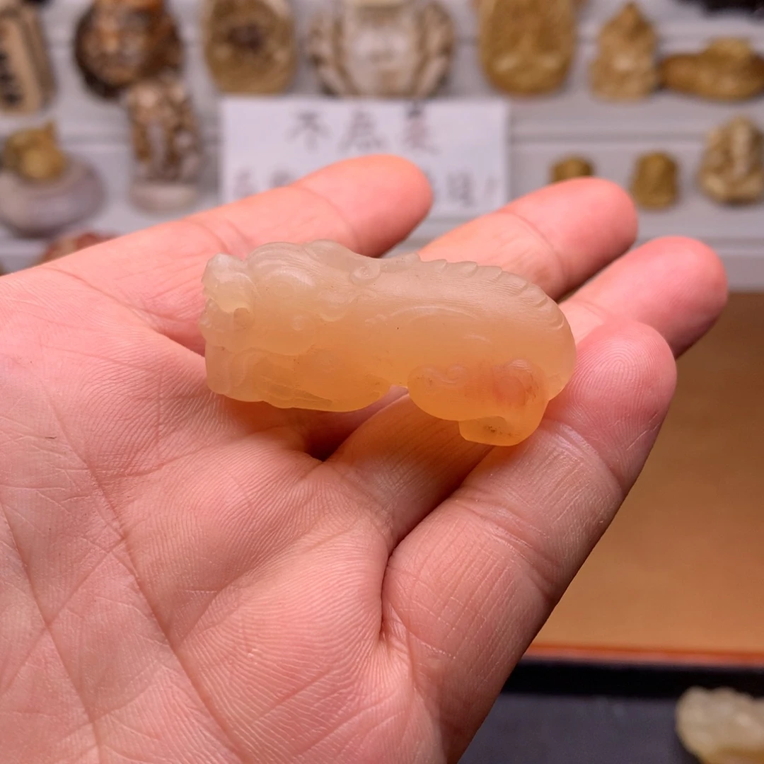 驼骨把件天天开心哦