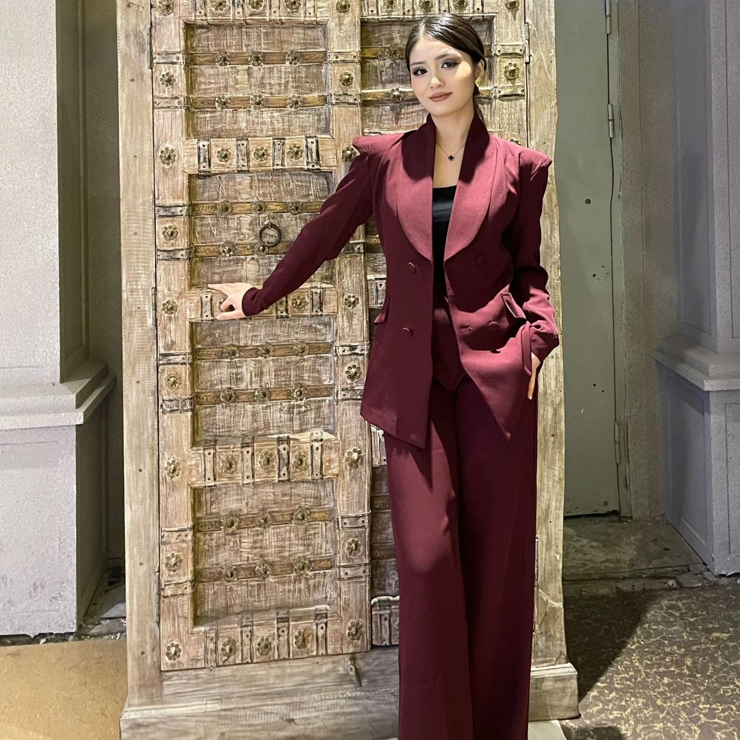 修身西装两件套【长裤·外套】修身西装气质休闲春季