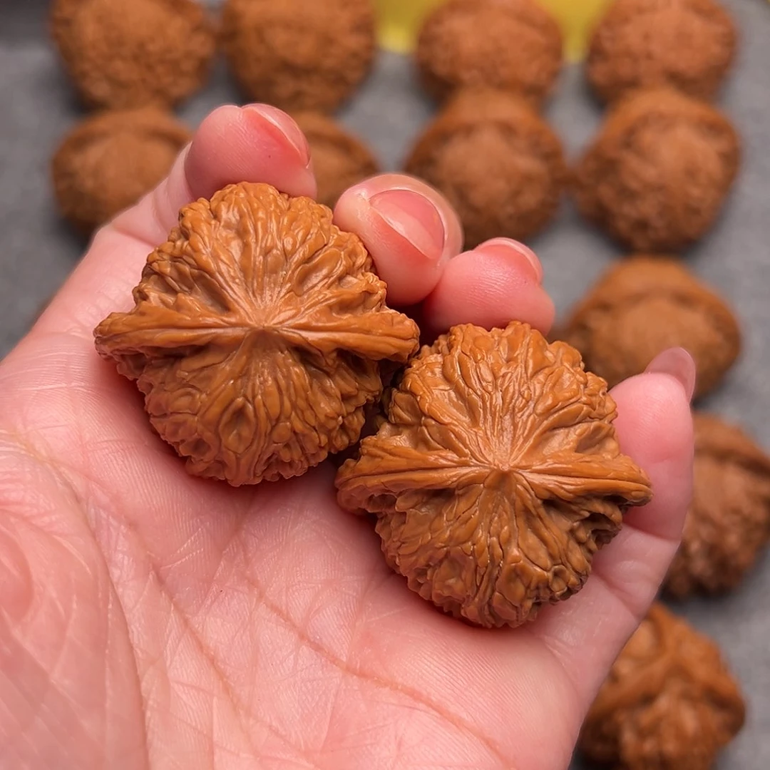 把件文玩核桃精品磨盘狮子头37全品