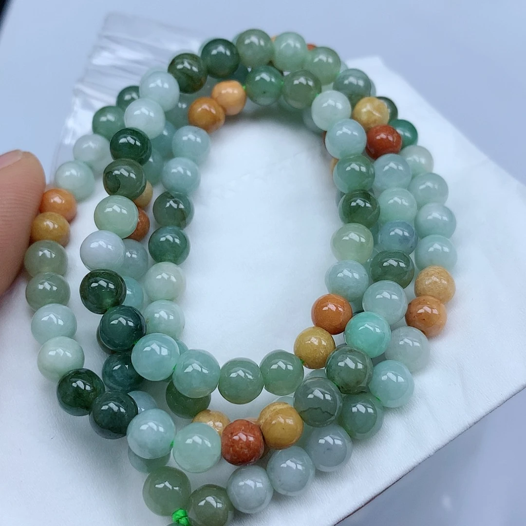 翡翠颈饰未镶嵌手串