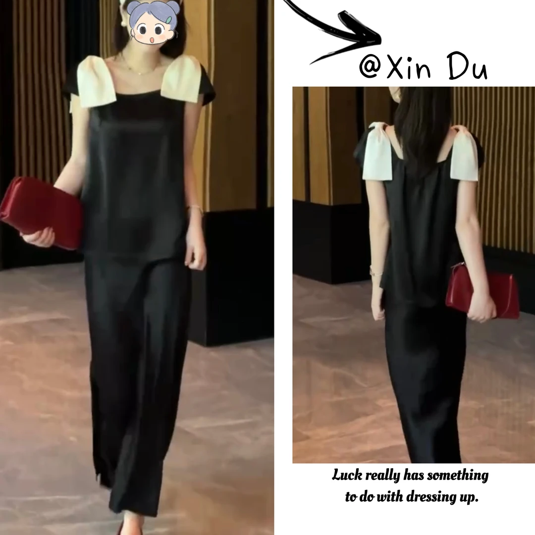 2025夏季新款时尚显瘦气质女士网红洋气两件套百搭款D21612