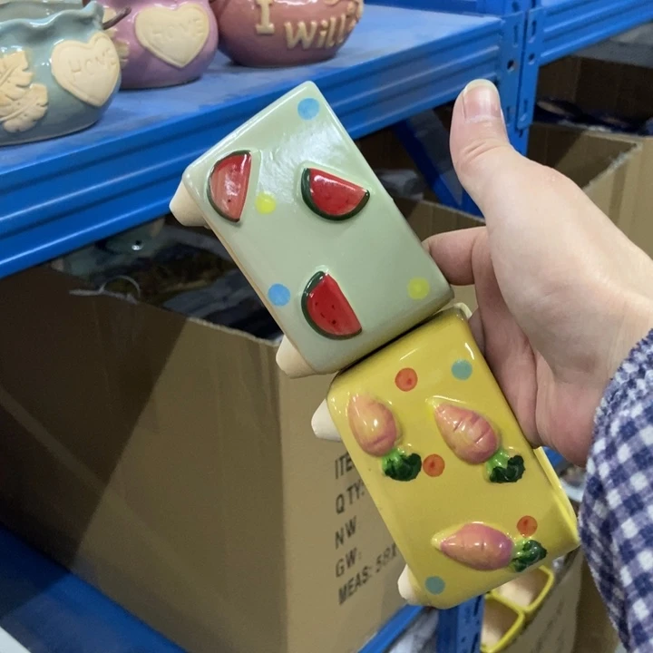 陶瓷花盆单场满9.9发10*7*7