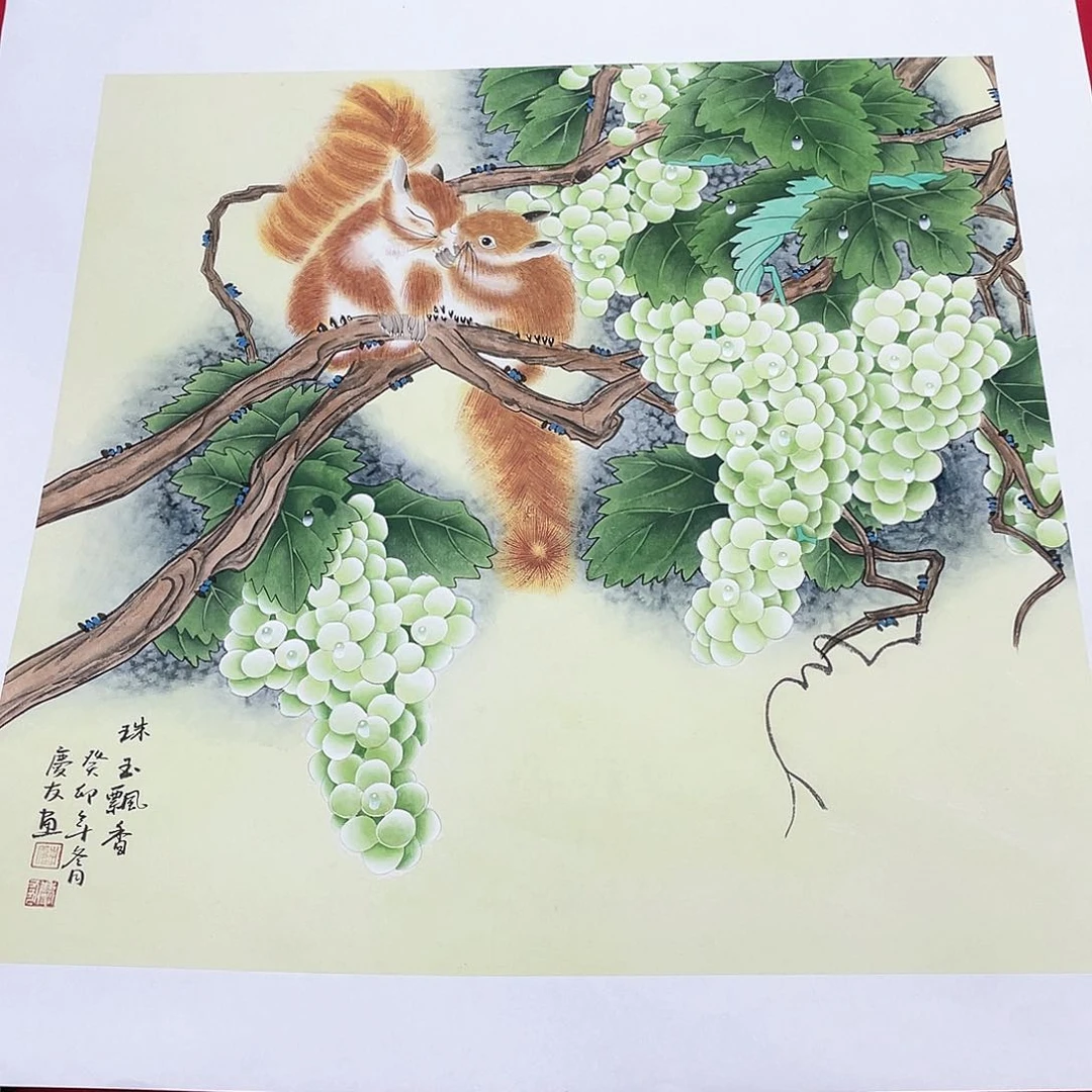 国画李庆友老師精品作品